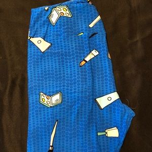 TC unicorn makeup leggings